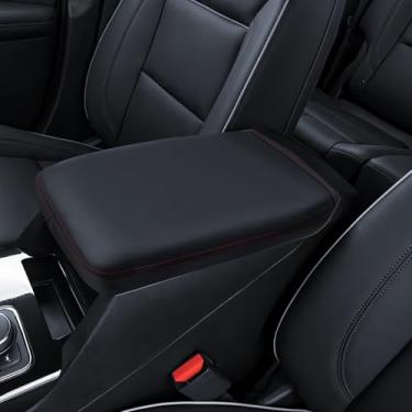 Imagem de LANTU Capa de apoio de braço para Chevrolet Blazer 2019-2025 2026 acessórios console central protetor de almofada de tampa média para descanso de cotovelo de carro