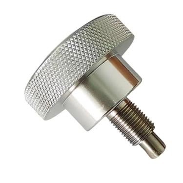 Imagem de Pegciuho Botão de Ajuste com Pino para Bicicleta Ergométrica, Botão com Mola Integrada em Alumínio, Peça de Reposição Universal para Aparelhos de Ginástica, Pa, S