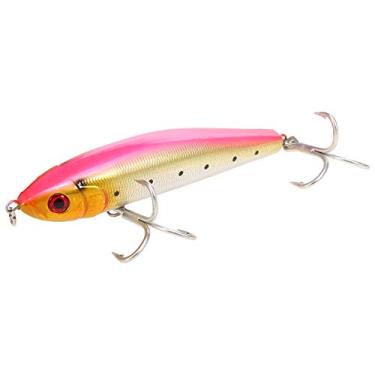 Imagem de Isca Rígida Sinking Pencil com 2 Anzóis Triplos Olhos 3D Bolas de Metal para Atrair Peixes Esterco Pesca Amantes da