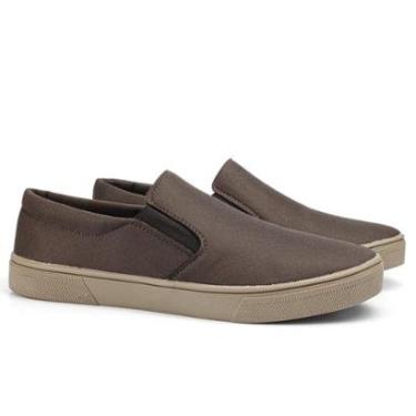 Imagem de Tênis Yate Masculino Mocassim Slip-on Sapatênis Casual em Lona-Masculino