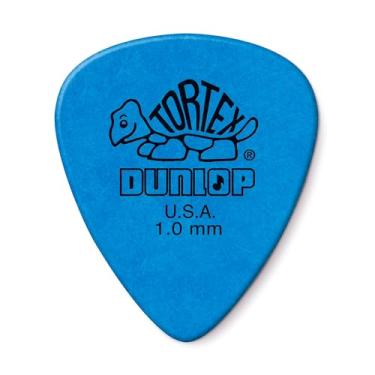 Imagem de Palheta para guitarra Jim Dunlop Tortex Standard 418B1.0, 1,0 mm, azul, pacote com 36