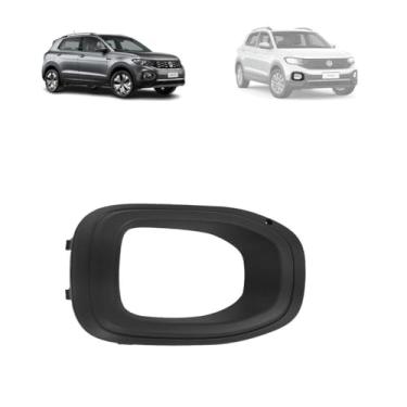 Imagem de MOLDURA DO FAROL DE MILHA VW T-CROSS 2020 A 2024 LADO DIREITO (PRETA) - 2GP853666A9B9