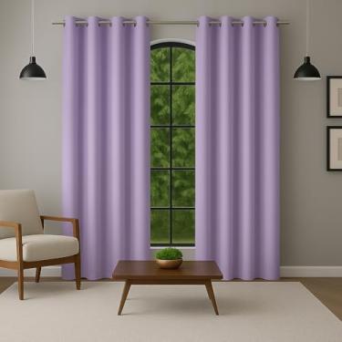 Imagem de Cortina 3,00 x 2,50 - Decoração Quarto, Sala, Escritório Janela Inteira com Ótimo Caimento (LILAS)