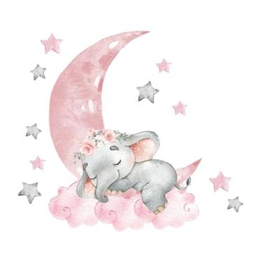 Imagem de UxicRuya Adesivos de Parede de Animais, Papel de Parede Fofo de Desenho Animado, Adesivos de Parede para Dormir para Bebês, Meninos, Meninas, Crianças