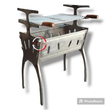 Imagem de Churrasqueira de alumínio desmontável grande+ linha PREMIUM - ATACADÃO