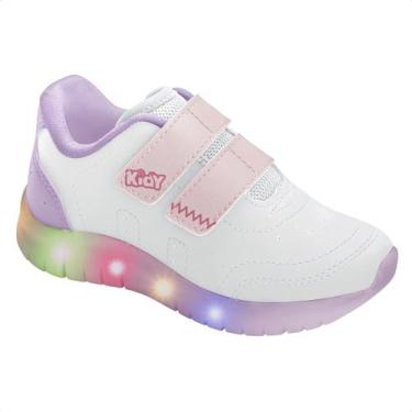 Imagem de Tênis Infantil Kidy Light Fun Menina Led Luz Pisca Pisca Confortável A