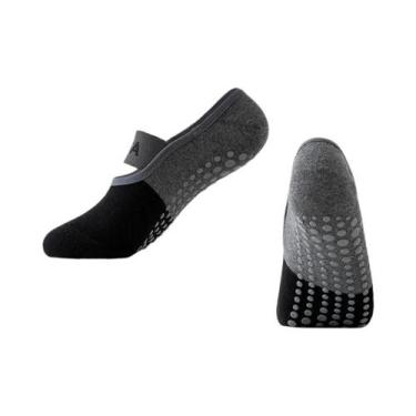 Imagem de Meias Femininas Antiderrapantes Para Dança, Pilates E Yoga, Com Patchw