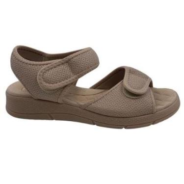 Imagem de Sandália Anabela Hello Esporão Piccadilly Nude 571003 - Rosê 42-Feminino