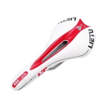 Imagem de Selim De Bicicleta Em Couro PU Preto 273x135mm Confortável Para MTB E 