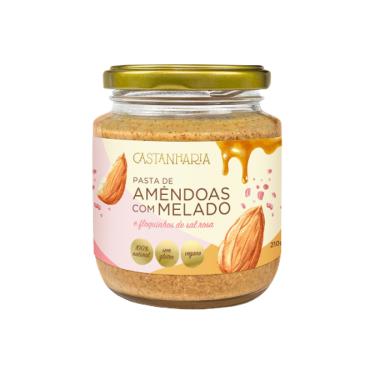 Imagem de Kit 2X: Pasta de Amêndoas/Melado/Sal Vegana Castanharia 210g