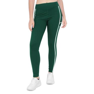 Imagem de Calça Legging Fila Tennis Sports Club Verde e Branca-Feminino