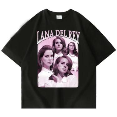 Imagem de Camiseta plus Size Com Estampa Gráfica Lana Del Rey LDR Para Mulheres,