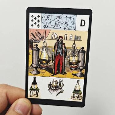 Imagem de Cartas De Oráculo Lenormand 54 Peças Duplamente Relevadas Em Papel Car