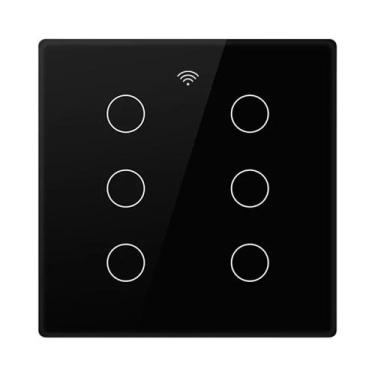 Imagem de Interruptor Inteligente Tuya WiFi Padrão Brasil Com Sensor De Toque 4x