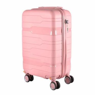 Imagem de Mala De Bordo 10Kg Polipropileno Inquebrável Tóquio Rose - Dermond