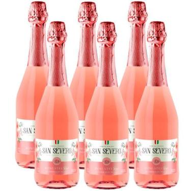 Imagem de Kit 6 Espumante San Severo Moscatel Rosé 660ml