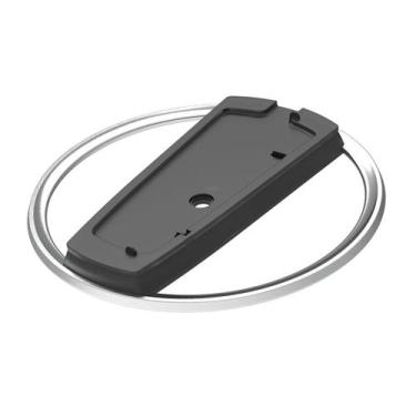 Imagem de Base de Suporte Vertical para PS5 - Metal Fino e Design Digital, Preto