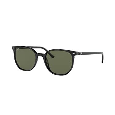 Imagem de Óculos de Sol Ray-Ban Elliot 0RB2197 901/31 Tam 52 / Preto - Lentes Verde