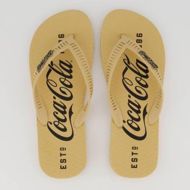 Imagem de Chinelo Coca Cola 1886 Bege e Preto-Masculino