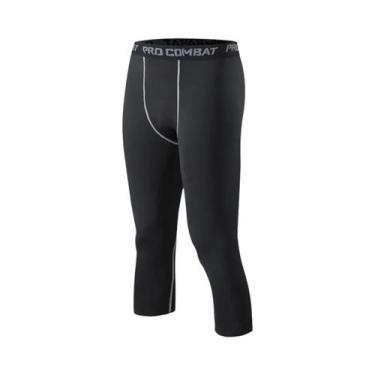 Imagem de Shorts De Compressão Masculinos Para Treino, Esportes, Corrida, Academ