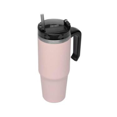 Imagem de Caneca Térmica Wolff SlimTerm Dupla Parede Rosa 890ml
