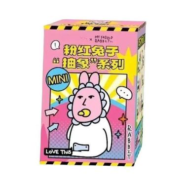 Imagem de Caixa Surpresa Coelho Rosa Choque 2025: Série Misteriosa De Bonecos De