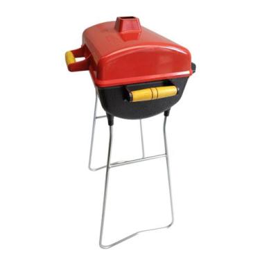 Imagem de Churrasqueira Carvão Tipo Bafo em Alumínio DURAFORT modelo PEROLA Com 