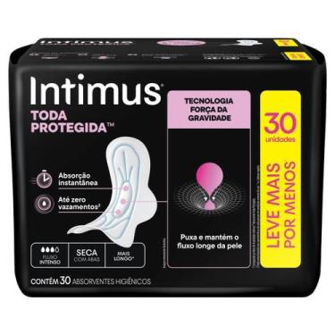 Imagem de Intimus noturno seca c/abas 30un