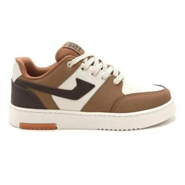 Imagem de Tênis Redikal RKT543-01 - Caramelo/Off White/Café-Masculino