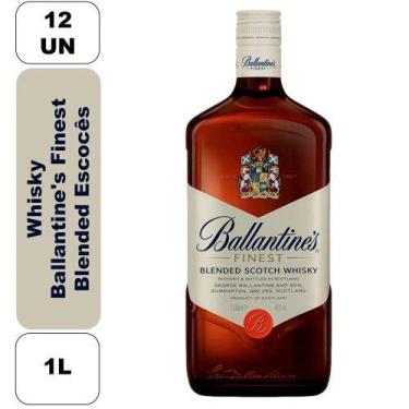 Imagem de Whisky Finest Blended Escocês 1L 12 Unidades Ballantines