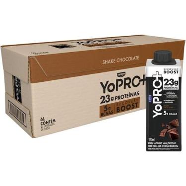 Imagem de Yopro Bebida Láctea Uht 23g Proteínas Danone Caixa 24x250ml, Chocolate