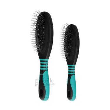 Imagem de Kit Escova Pinos Média e Grande Sem Bolinha Azul Propetz Pet Original