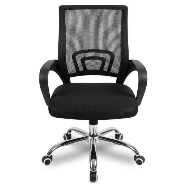 Imagem de Cadeira Escritorio Ergonomica Giratoria Altura Ajustavel Confortavel Estudos Casa Home Office Quarto Apoio Braços