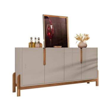 Imagem de Buffet Lizz 1,70 Off-White/Cedro Casa D Movéis - Casa D Móveis, Off Wh