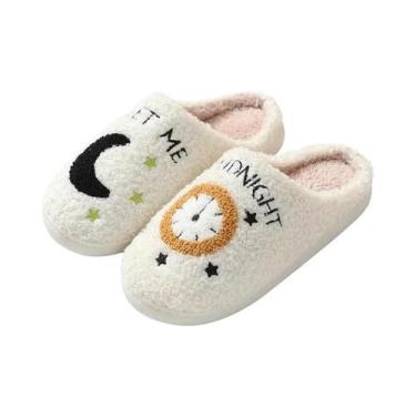 Imagem de Chinelos De Plataforma De Pelúcia Fluffy Para Mulheres, Quentes E Conf