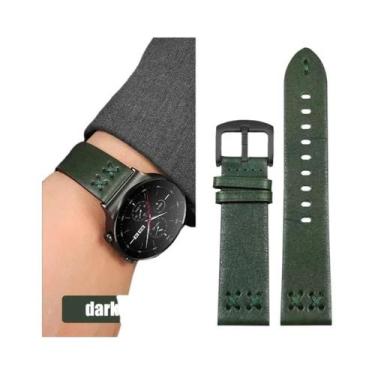 Imagem de Pulseira De Couro Genuíno De 20mm 22mm Para Samsung Galaxy Watch 6 5 p