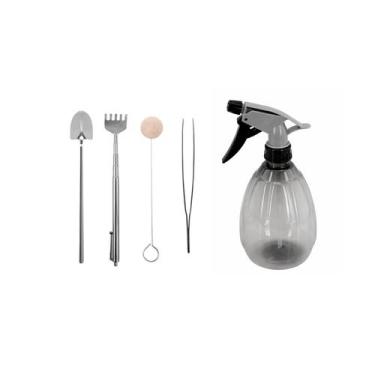 Imagem de Ferramenta de Jardim e Borrifador Mini Pazinha Ancinho 5un - YANGZI