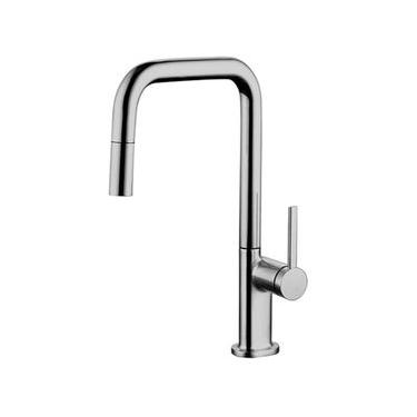 Imagem de MISTURADOR MONOCOMANDO LEXXA BOOLEAN GOURMET COM BICA RETRATIL EM AÇO INOX ESCOVADO LX3...