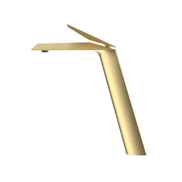 Imagem de MISTURADOR LEXXA DIAMONT MONOCOMANDO BICA ALTA EM AÇO INOX DOURADO ESCOVADO LX9922OE
