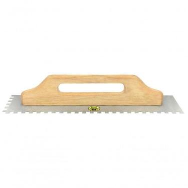 Imagem de Desempenadeira Para Drywall De Base Lisa Tramontina Com Dentes E Cabo 