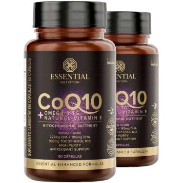 Imagem de Kit 2x Coenzima Q10 Coq10 + Ômega3 Tg Essential Nutrition