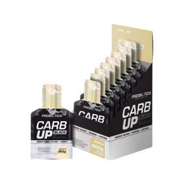 Imagem de Carboidrato Probiótica Carb Up Gel Black - 10 Sachês 30g Baunilha