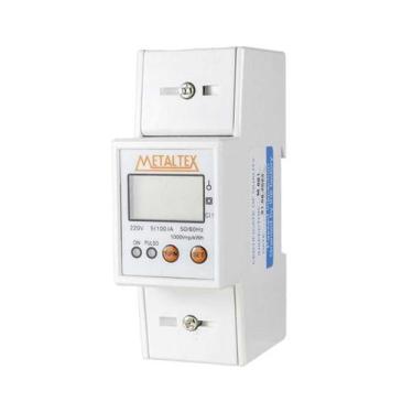 Imagem de Medidor De Energia Emd1-100a Bifasico 220v 100a Metaltex
