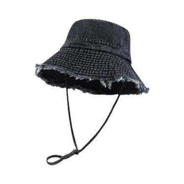 Imagem de Chapéu De Praia Dobrável Com Franjas Para Mulheres, Proteção Solar, Co