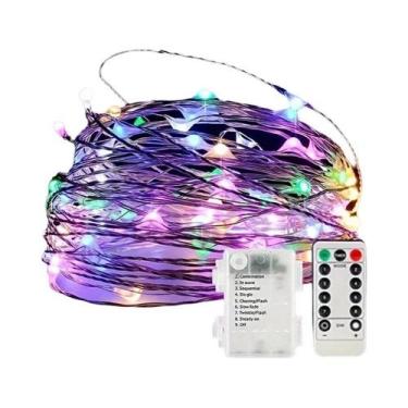 Imagem de Luzes De Cordão LED À Prova d'Água Com Fio De Cobre, Alimentadas Por B