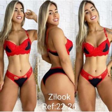 Imagem de kit com 20 conjuntos de lingerie de luxo. - Zilook, Estilosa, Dy Any, 