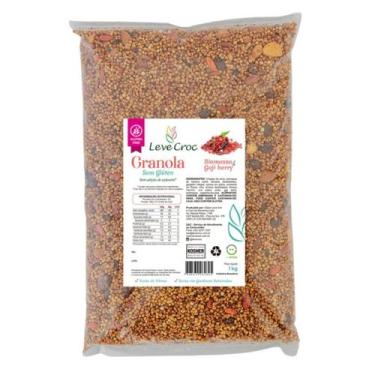 Imagem de Granola Sem Glúten Vegana Sem Açúcar Funcional Leve Croc Tamanho:1Kg, 