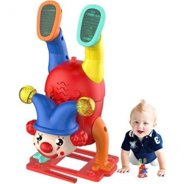 Imagem de Brinquedo Musical para Bebês Palhaço Elétrico com Luz e Movimento com 