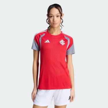 Imagem de Camisa Adidas Internacional Treino 2026 Feminina Vermelha, PP