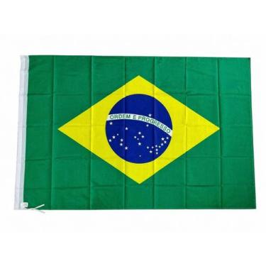 Imagem de Bandeira do Brasil 90x130cm Poliéster Resistente Lavável - ISSAM